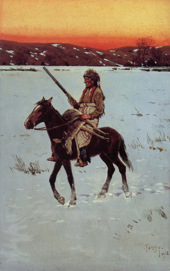 Indian Returning from the Hunt